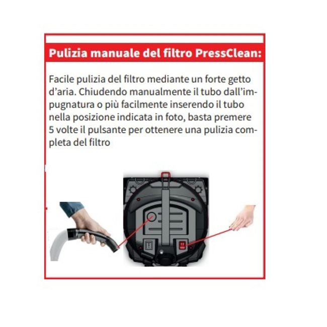 Vendita online Aspirapolvere Aspiraliquidi eCraft  PL1422 EWR